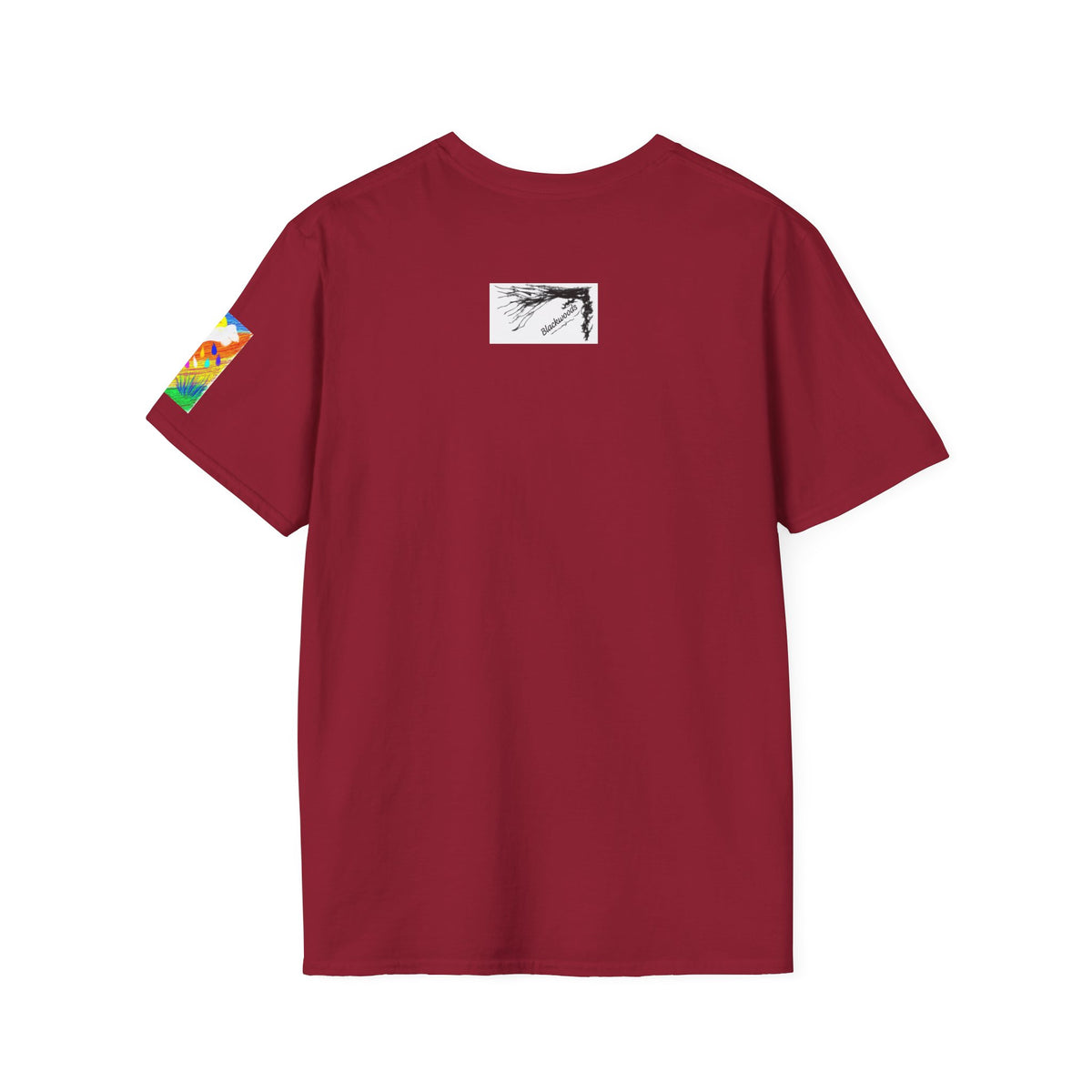 Abstract Sunset T-Shirt — Dog Drops Colour