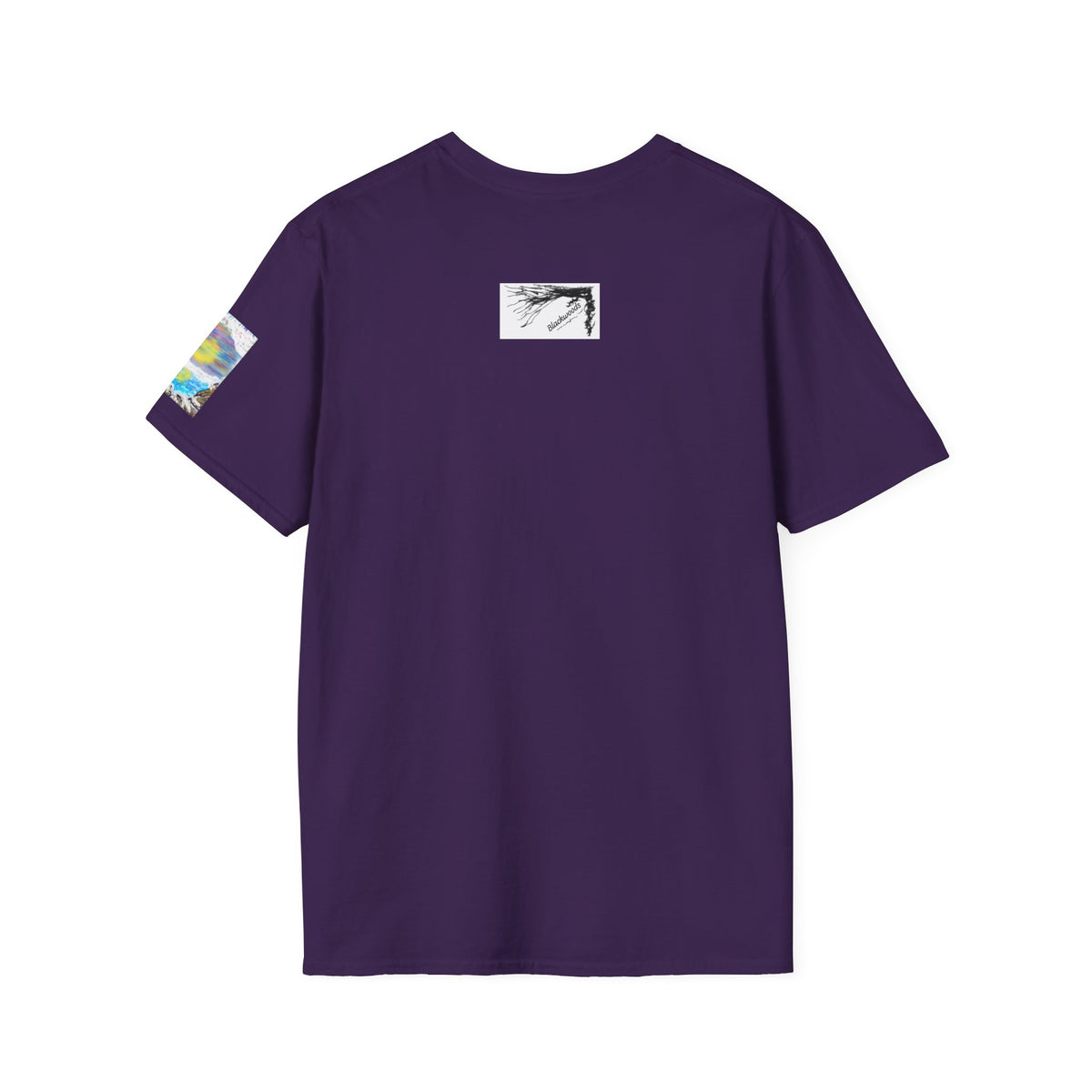 Abstract Sunset Wave T-Shirt