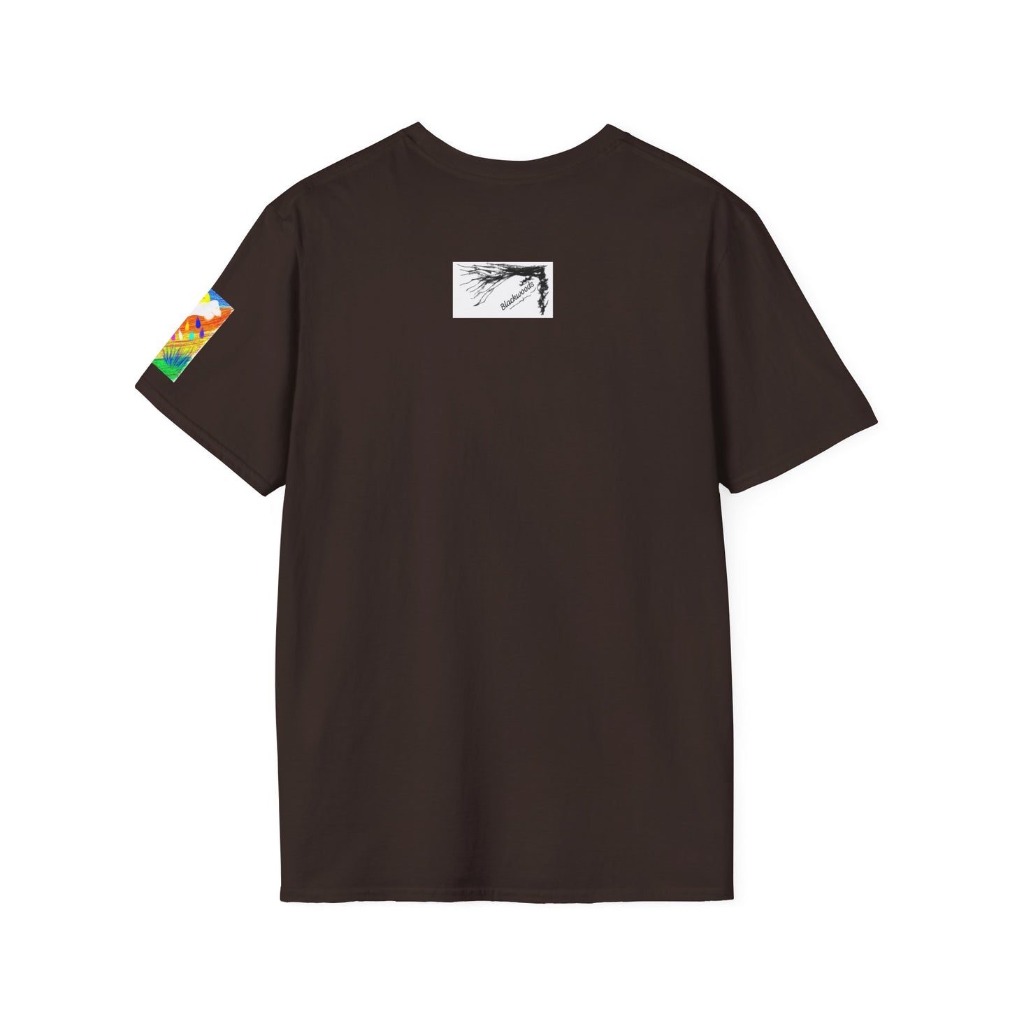 Abstract Sunset T-Shirt — Dog Drops Colour