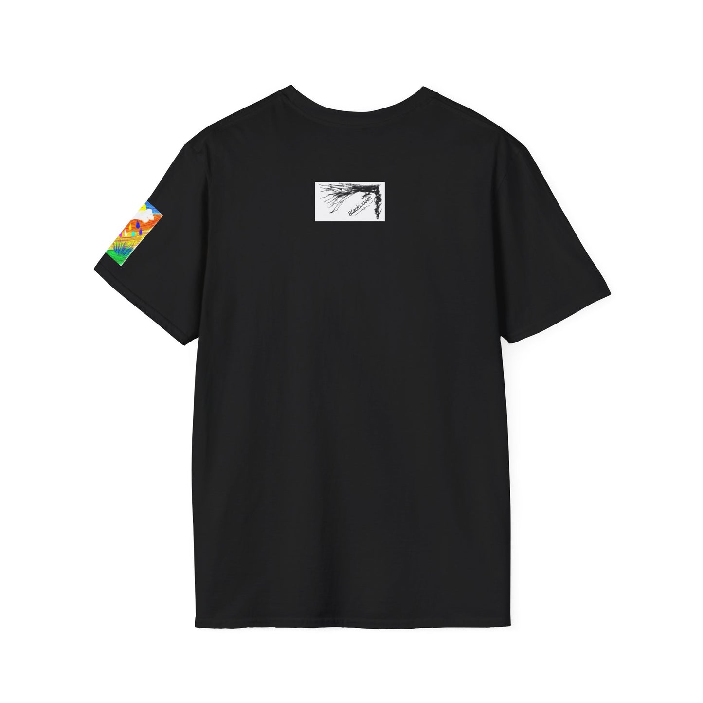 Abstract Sunset T-Shirt — Dog Drops Colour