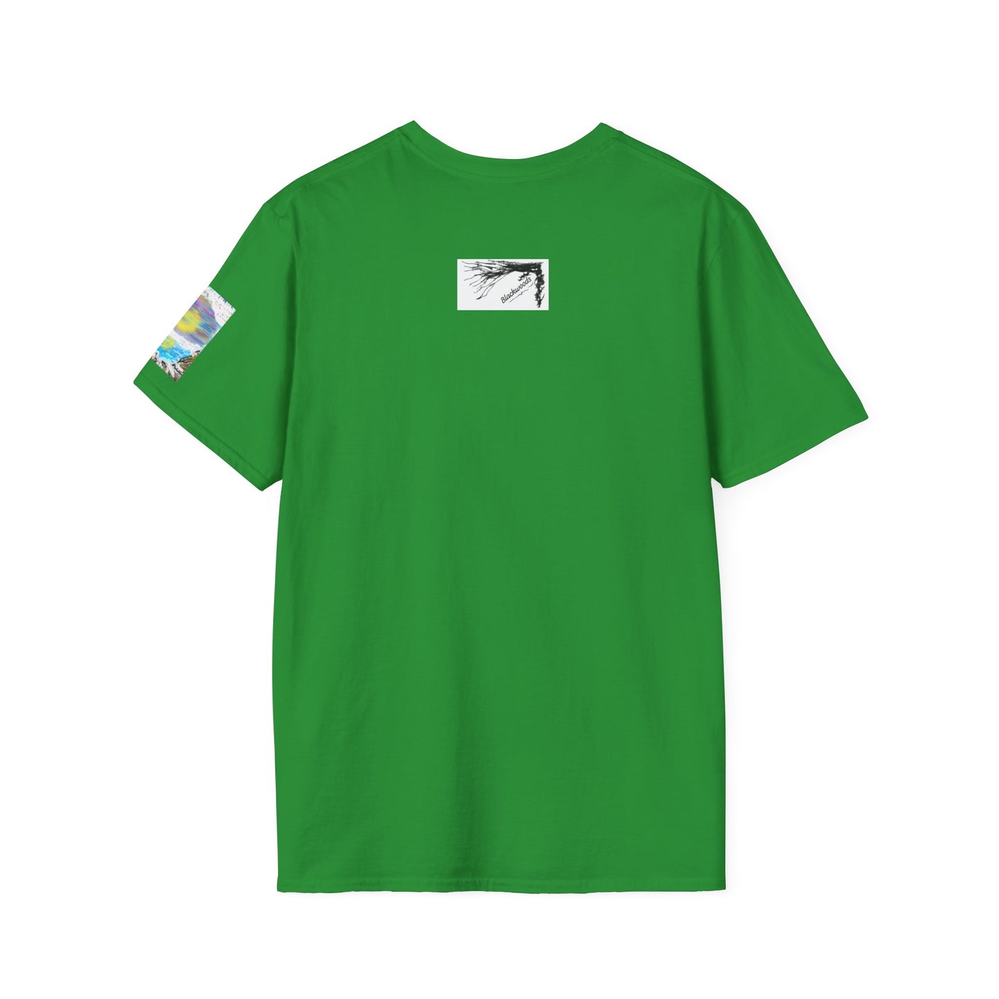 Abstract Sunset Wave T-Shirt