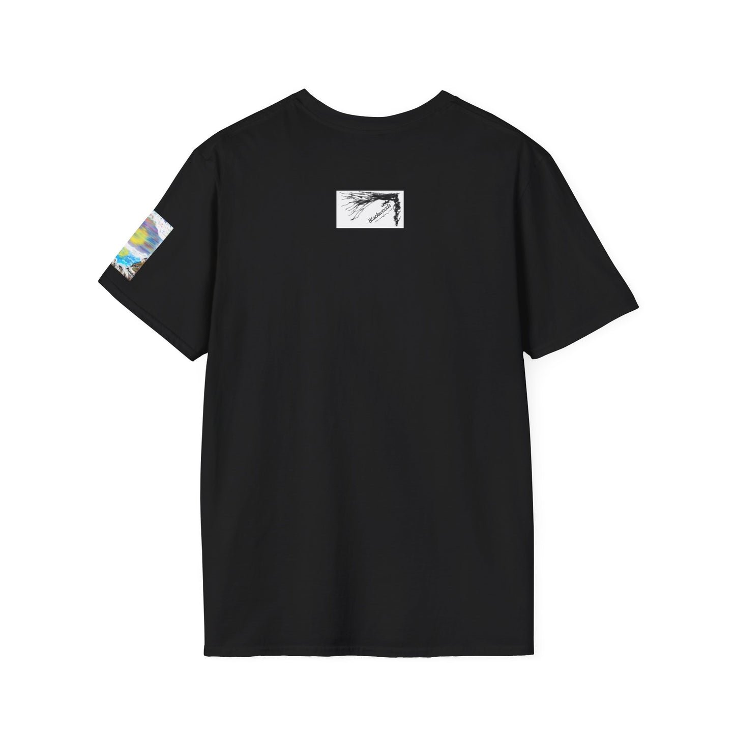 Abstract Sunset Wave T-Shirt