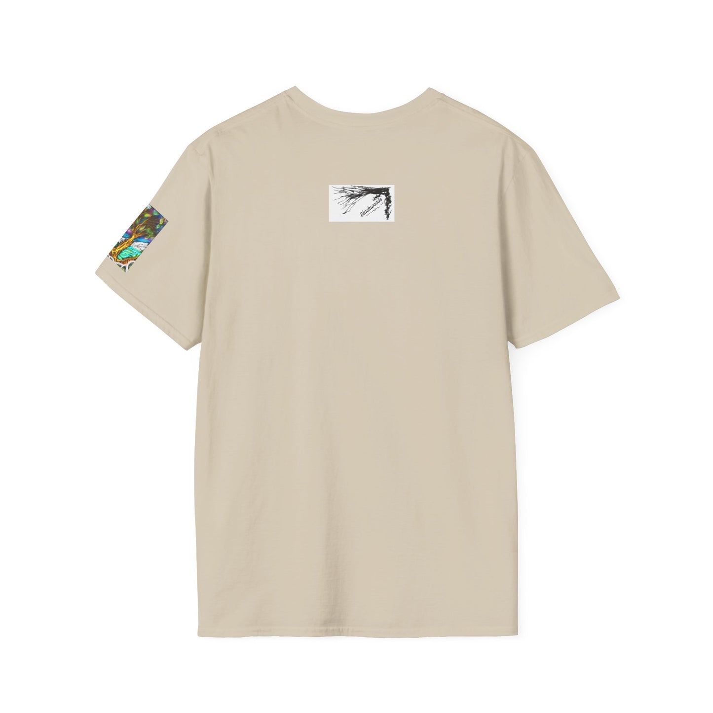 Mystic Tree Graphic T-Shirt — Colorful Ethereal Nature Design