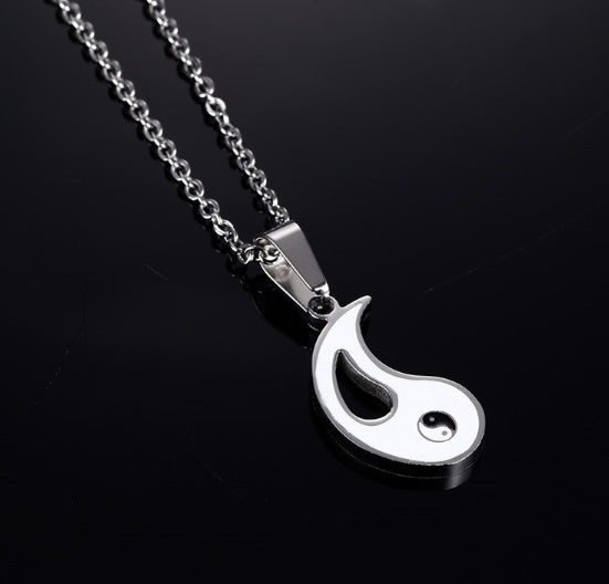 Yin & Yang Couples Necklace Set