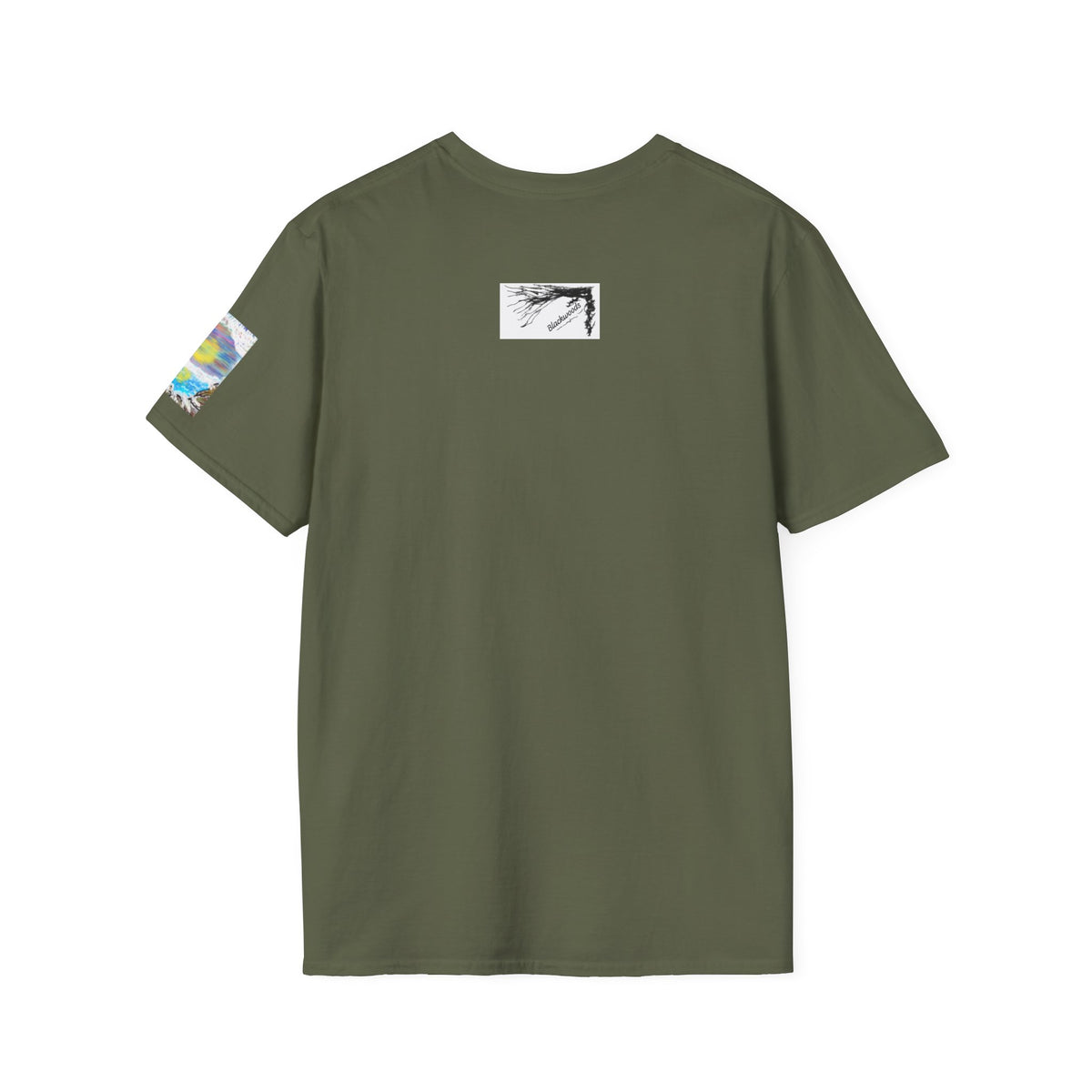 Abstract Sunset Wave T-Shirt