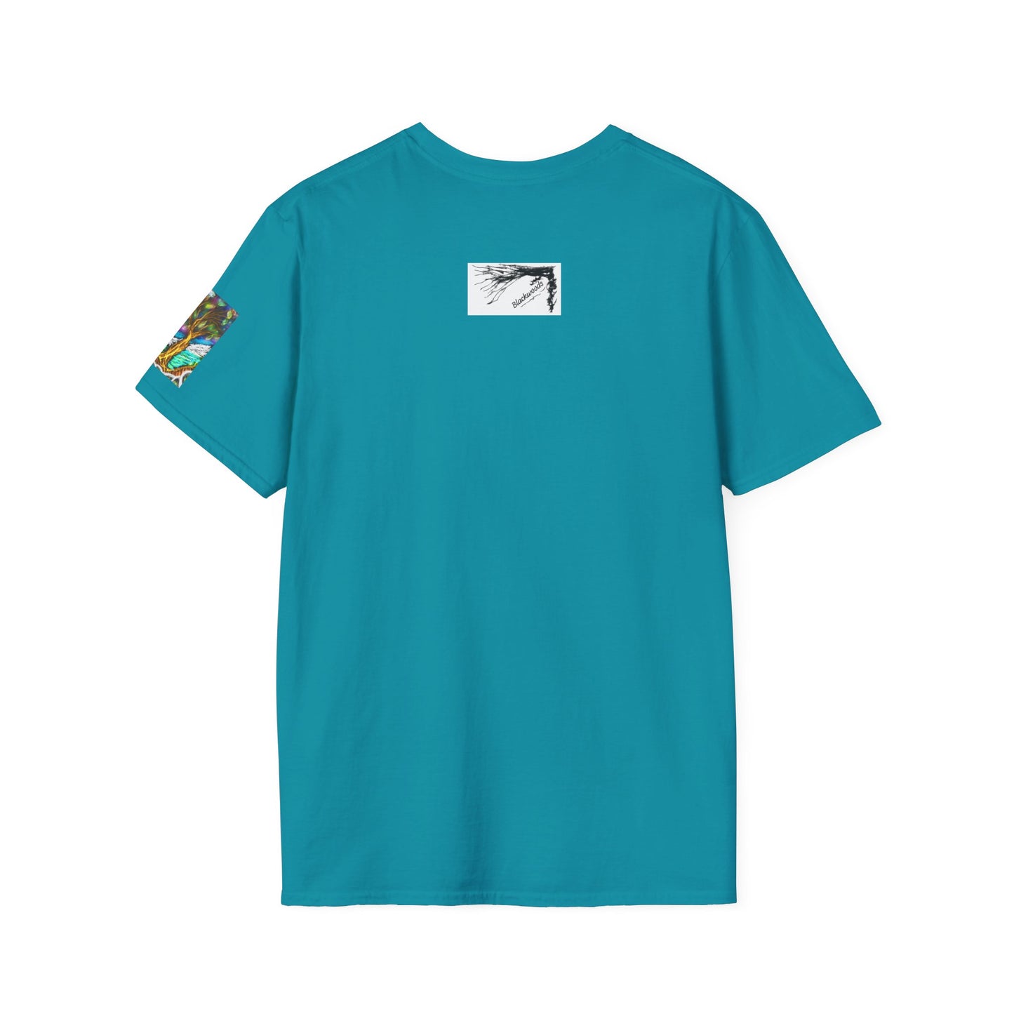 Mystic Tree Graphic T-Shirt — Colorful Ethereal Nature Design