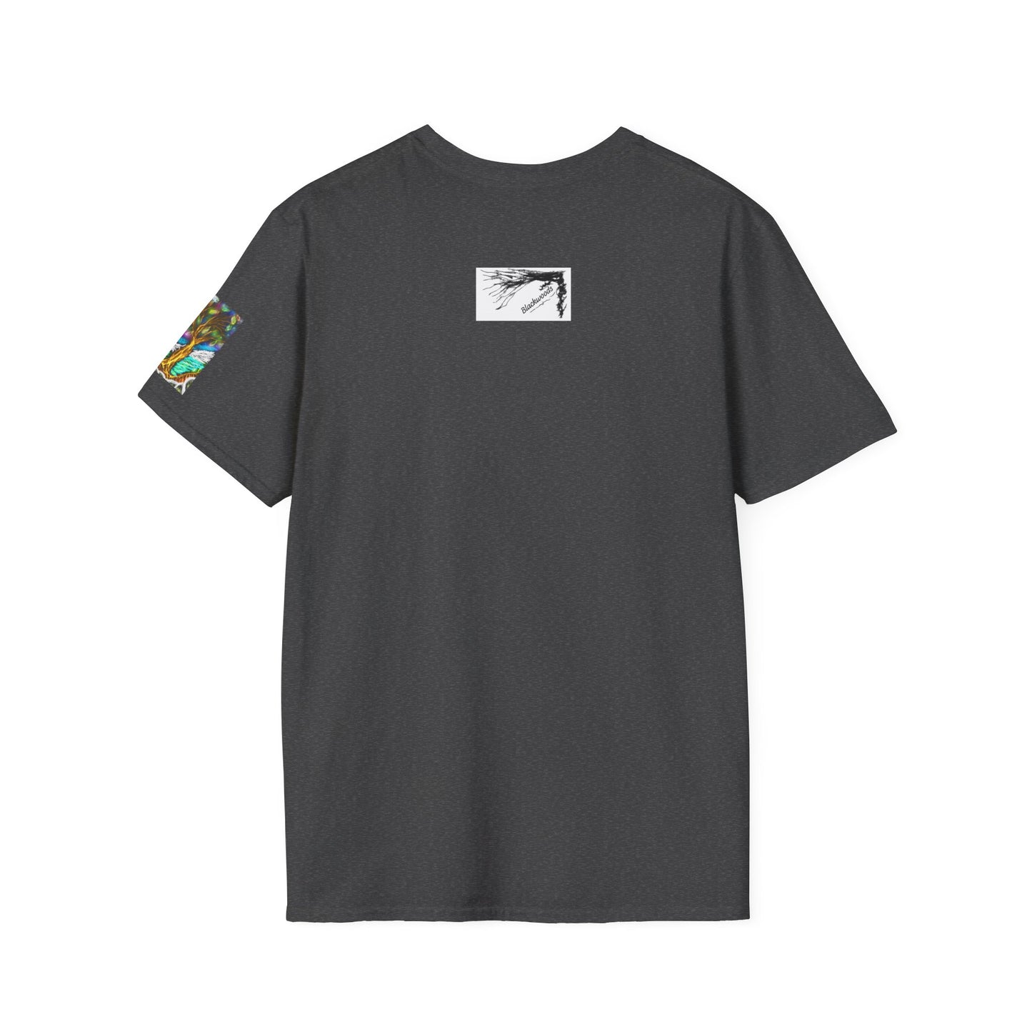 Mystic Tree Graphic T-Shirt — Colorful Ethereal Nature Design