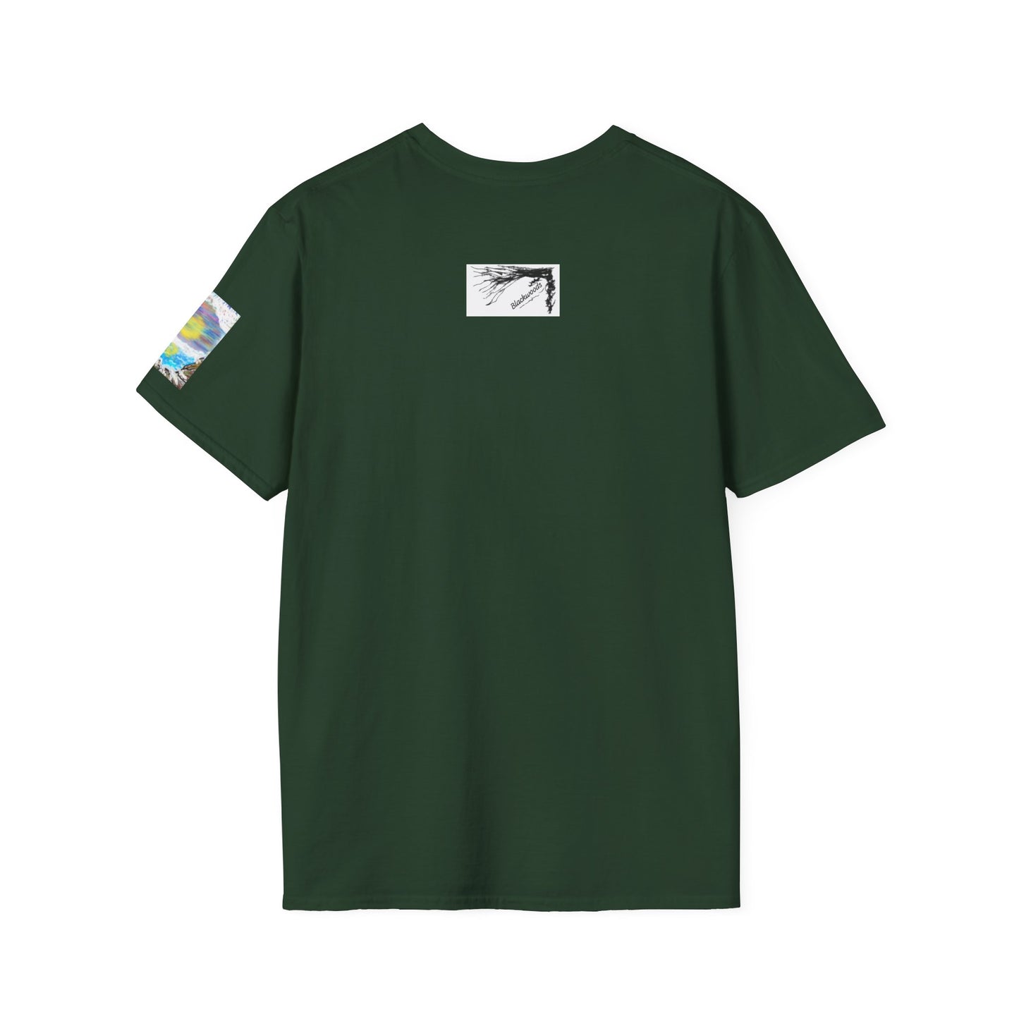 Abstract Sunset Wave T-Shirt