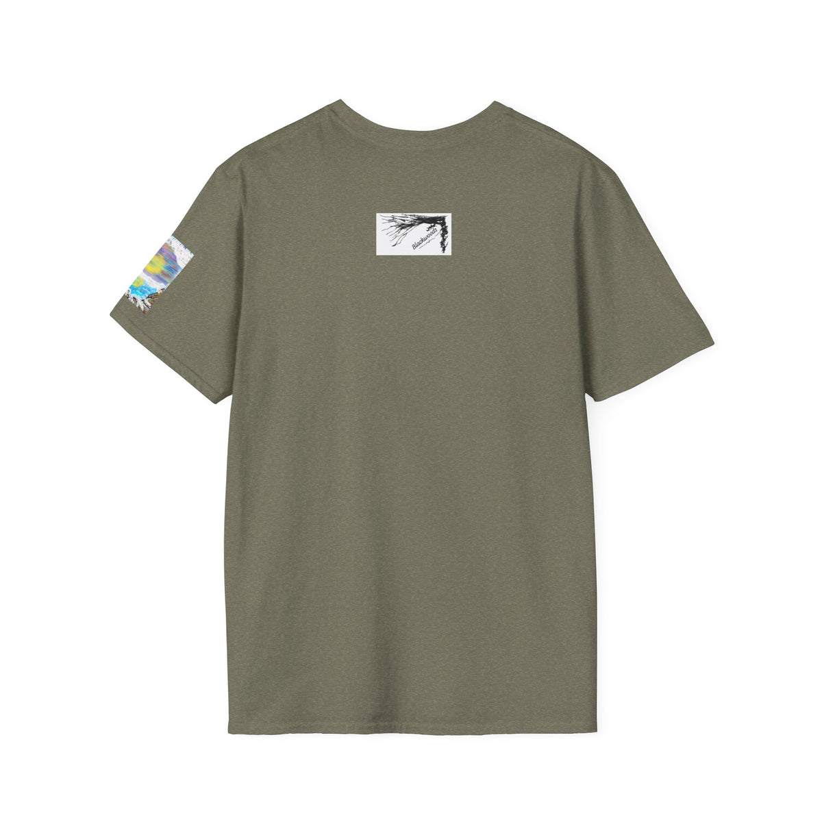 Abstract Sunset Wave T-Shirt