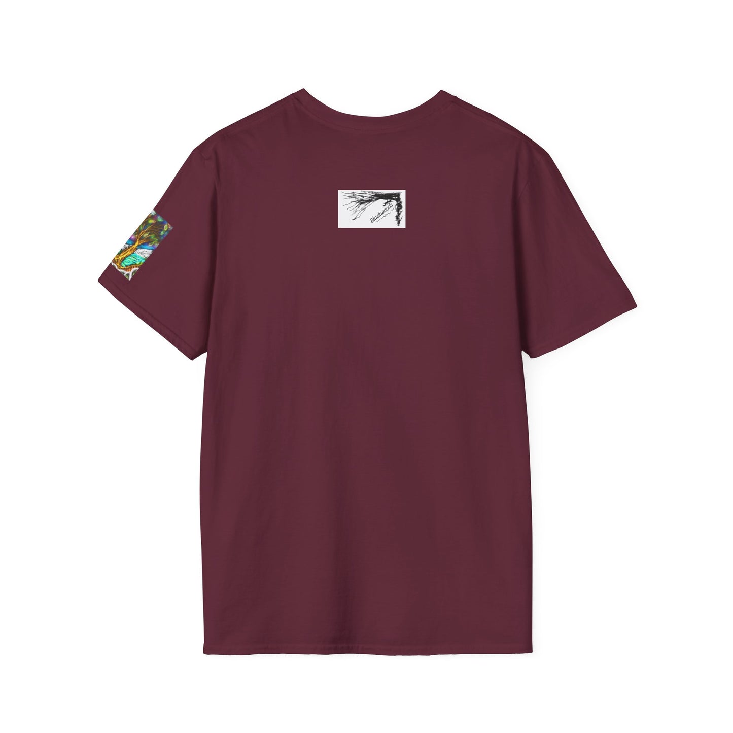 Mystic Tree Graphic T-Shirt — Colorful Ethereal Nature Design