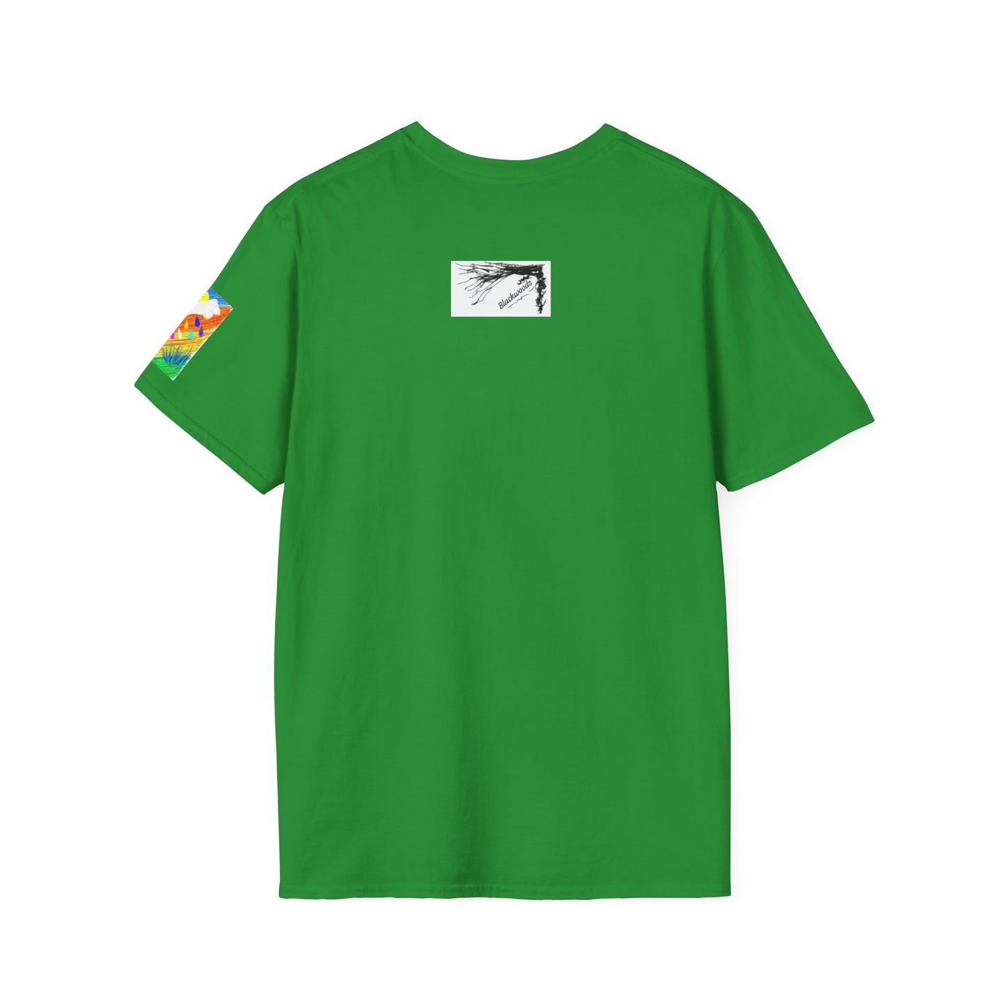 Abstract Sunset T-Shirt — Dog Drops Colour