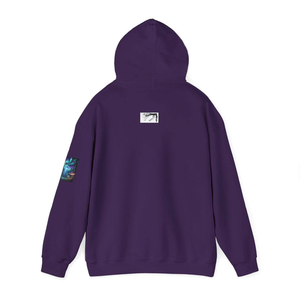 Mystical Glow Mushroom Jellyfish Hoodie – Neon Forest Jellyfish Design