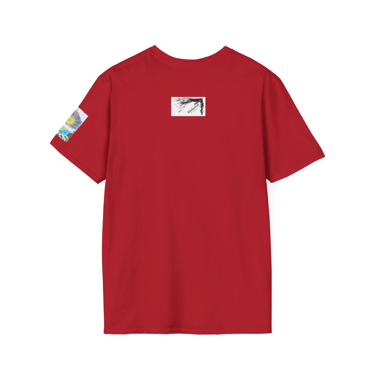 Abstract Sunset Wave T-Shirt