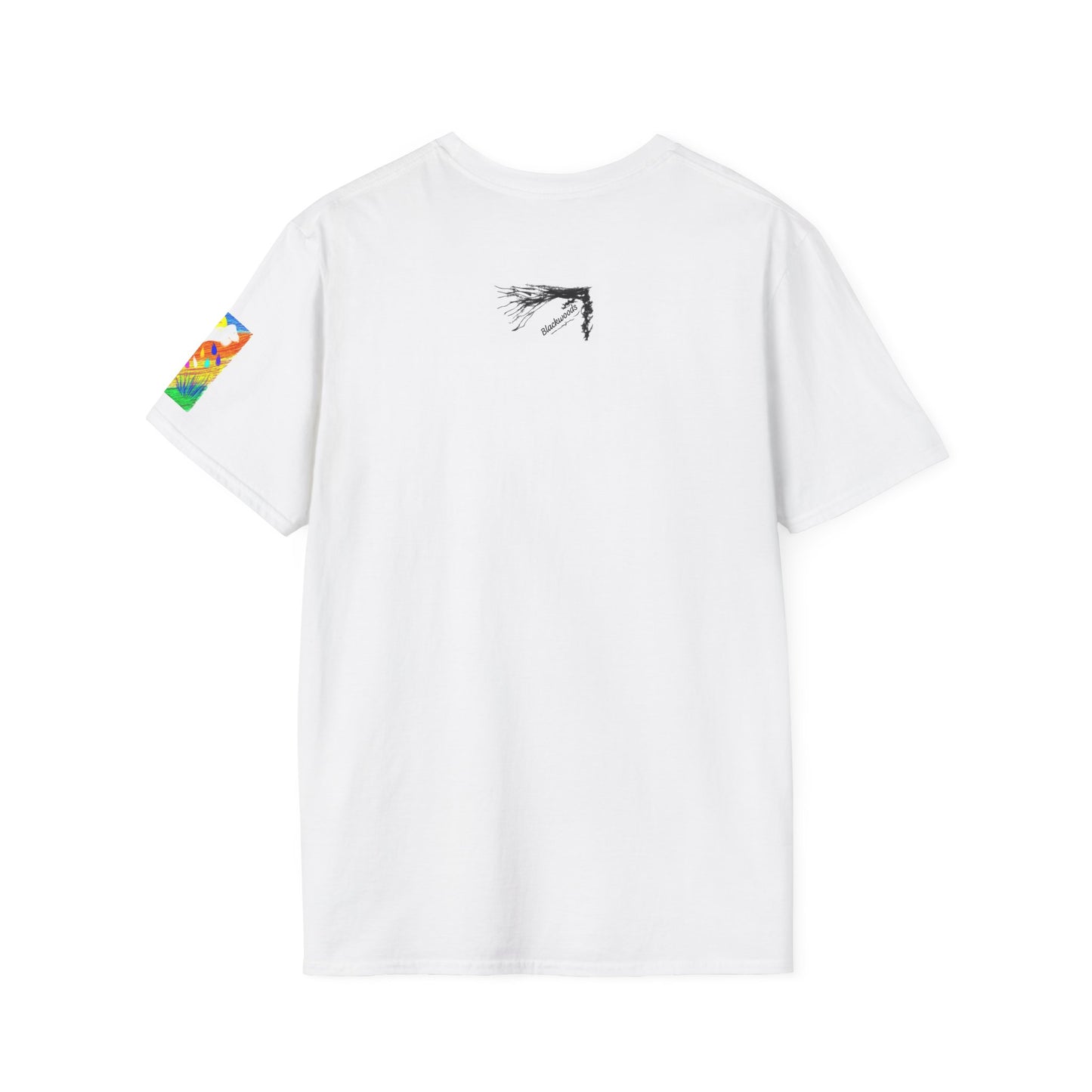 Abstract Sunset T-Shirt — Dog Drops Colour