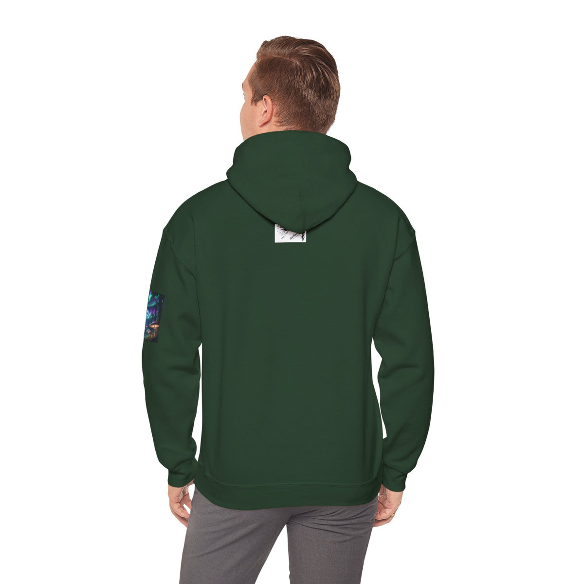 Mystical Glow Mushroom Jellyfish Hoodie – Neon Forest Jellyfish Design