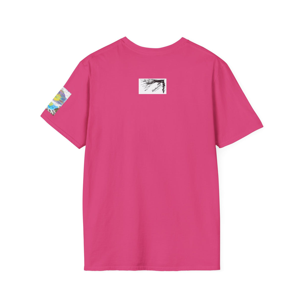 Abstract Sunset Wave T-Shirt