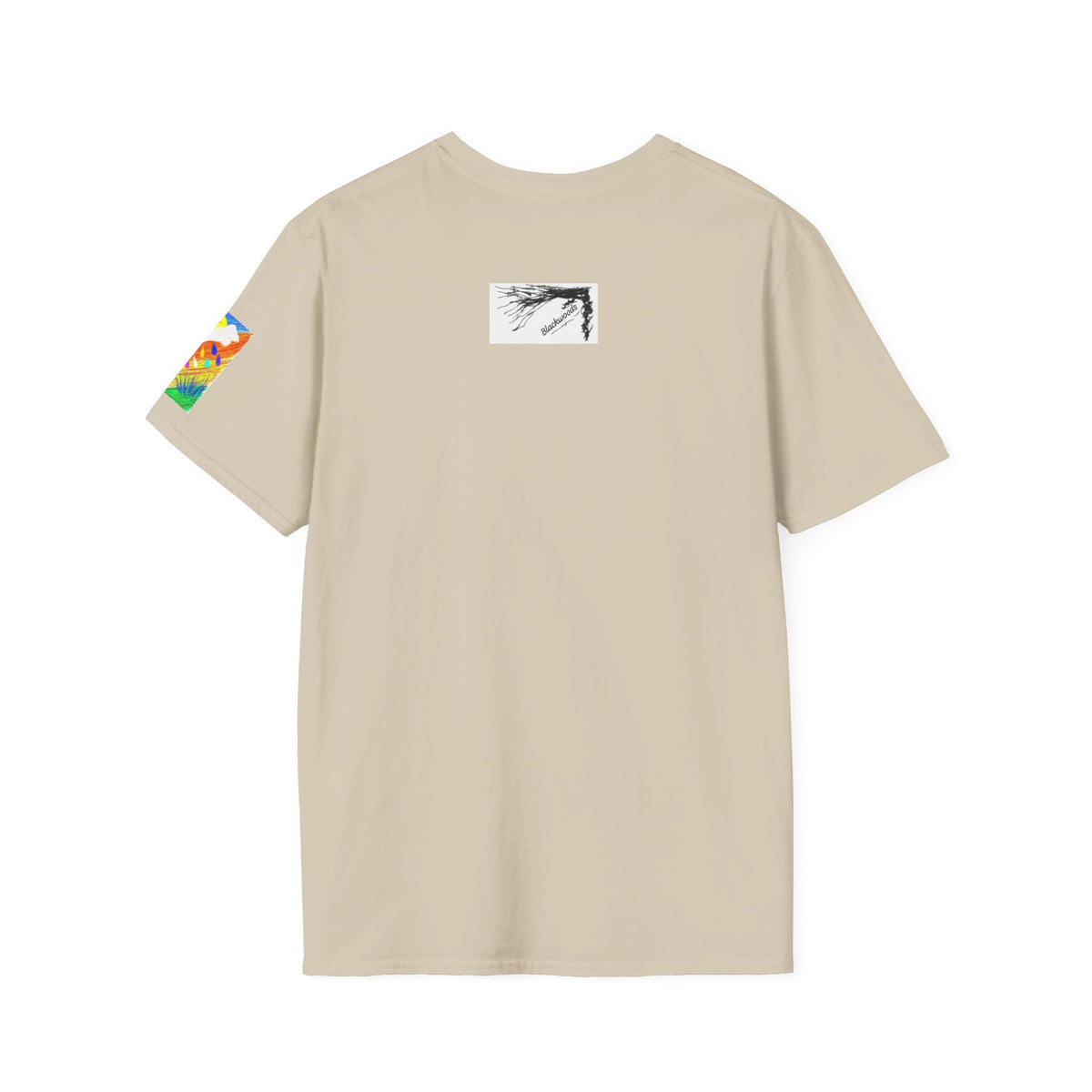 Abstract Sunset T-Shirt — Dog Drops Colour