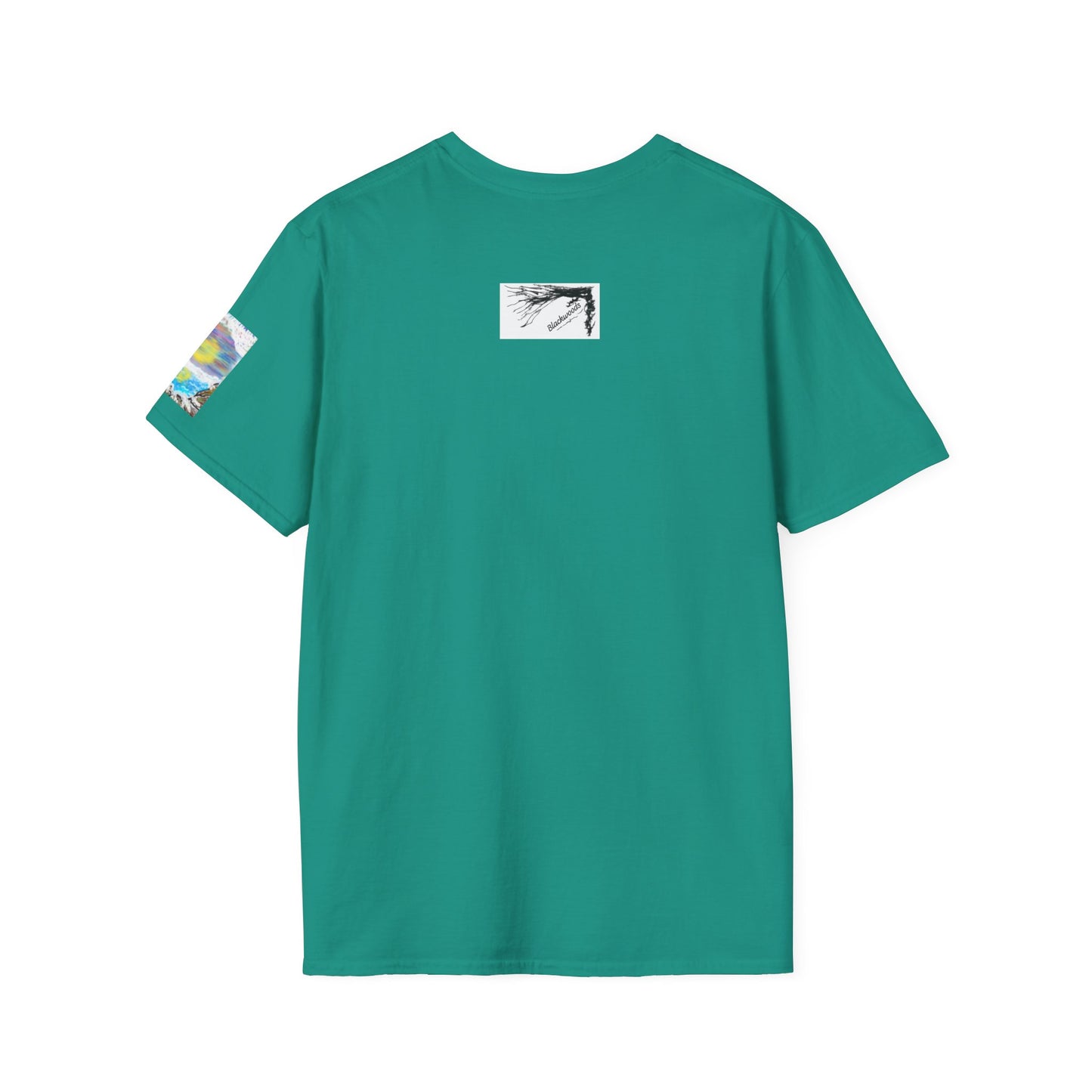 Abstract Sunset Wave T-Shirt