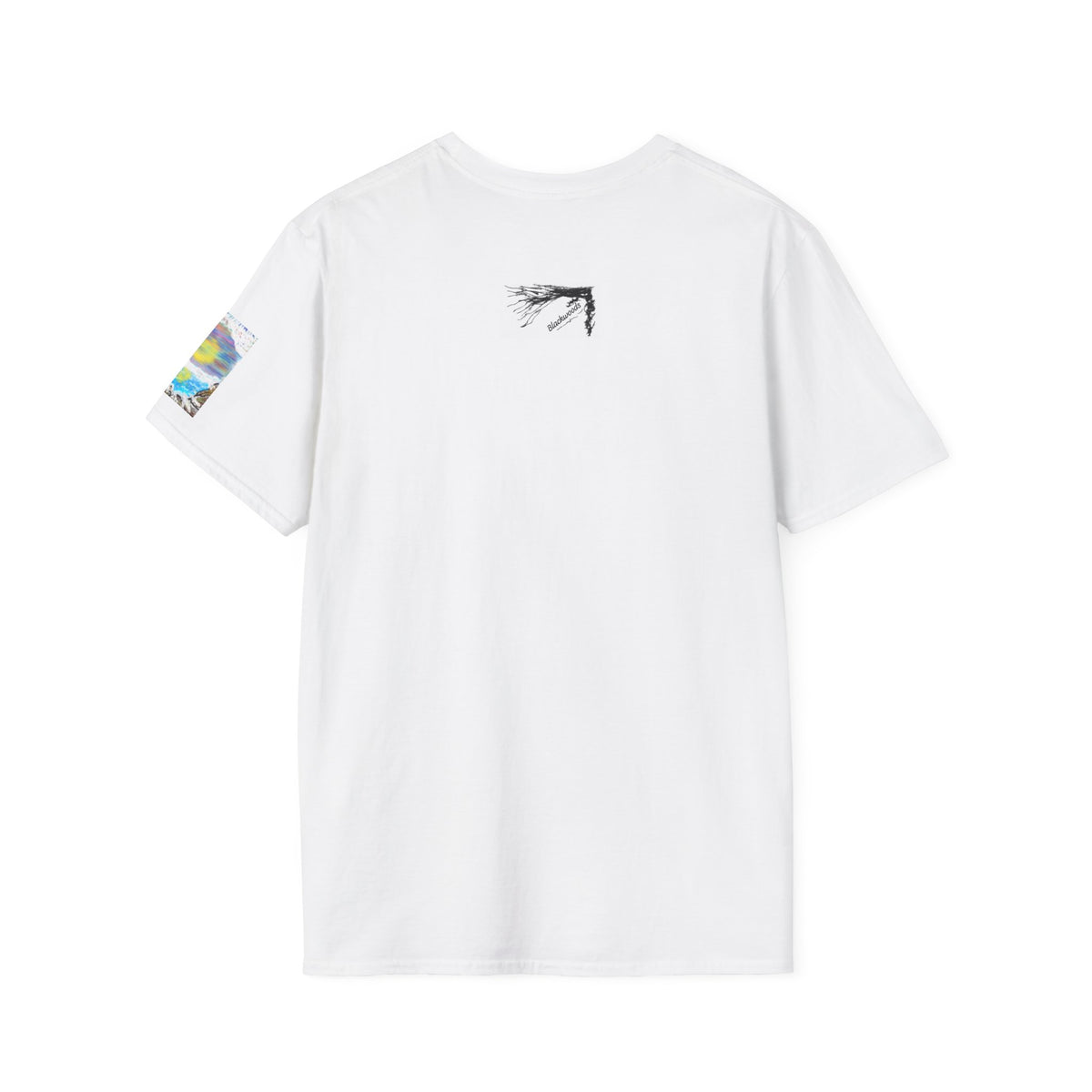 Abstract Sunset Wave T-Shirt
