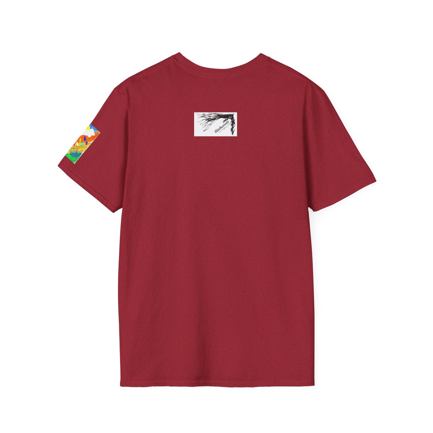Abstract Sunset T-Shirt — Dog Drops Colour