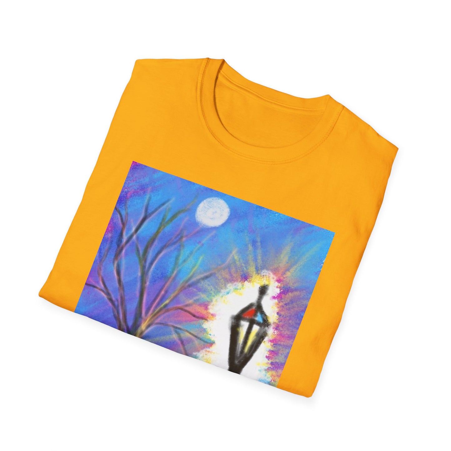 Moonlit Lantern T‑Shirt — Whimsical Nightscape Tee