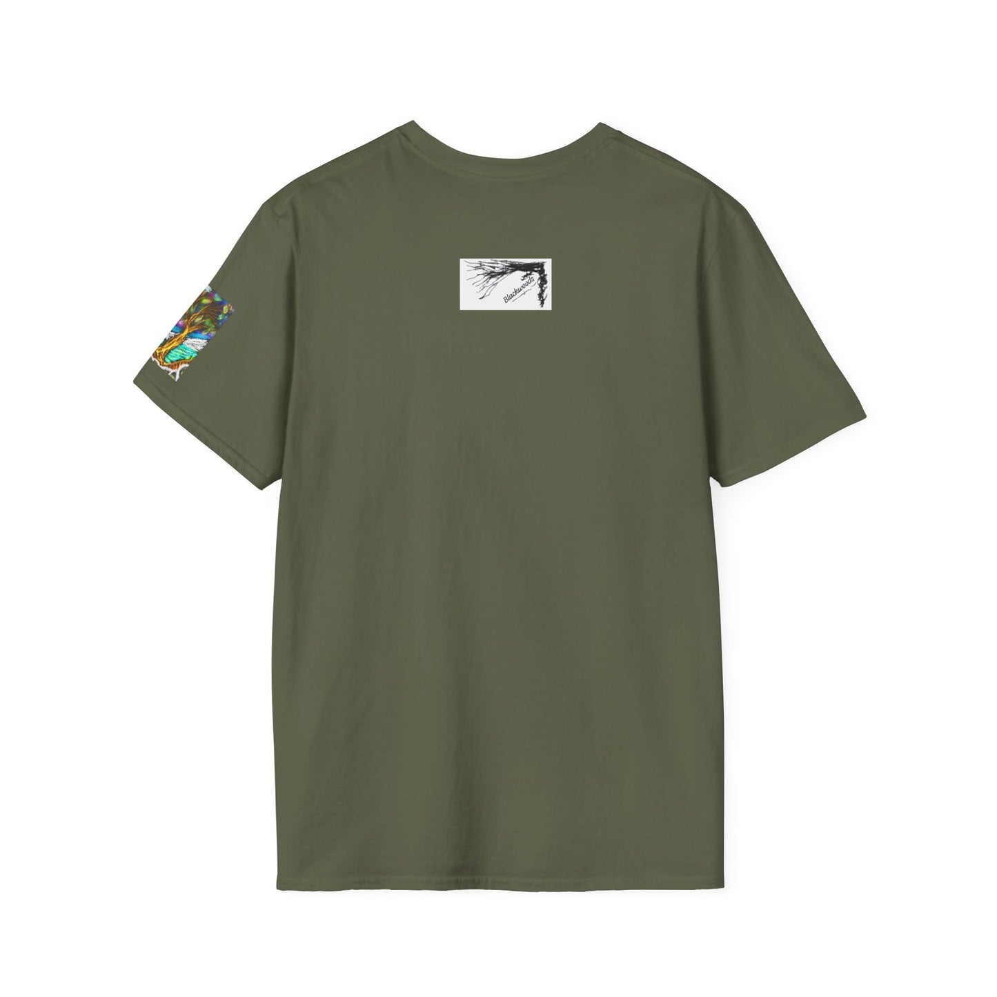 Mystic Tree Graphic T-Shirt — Colorful Ethereal Nature Design