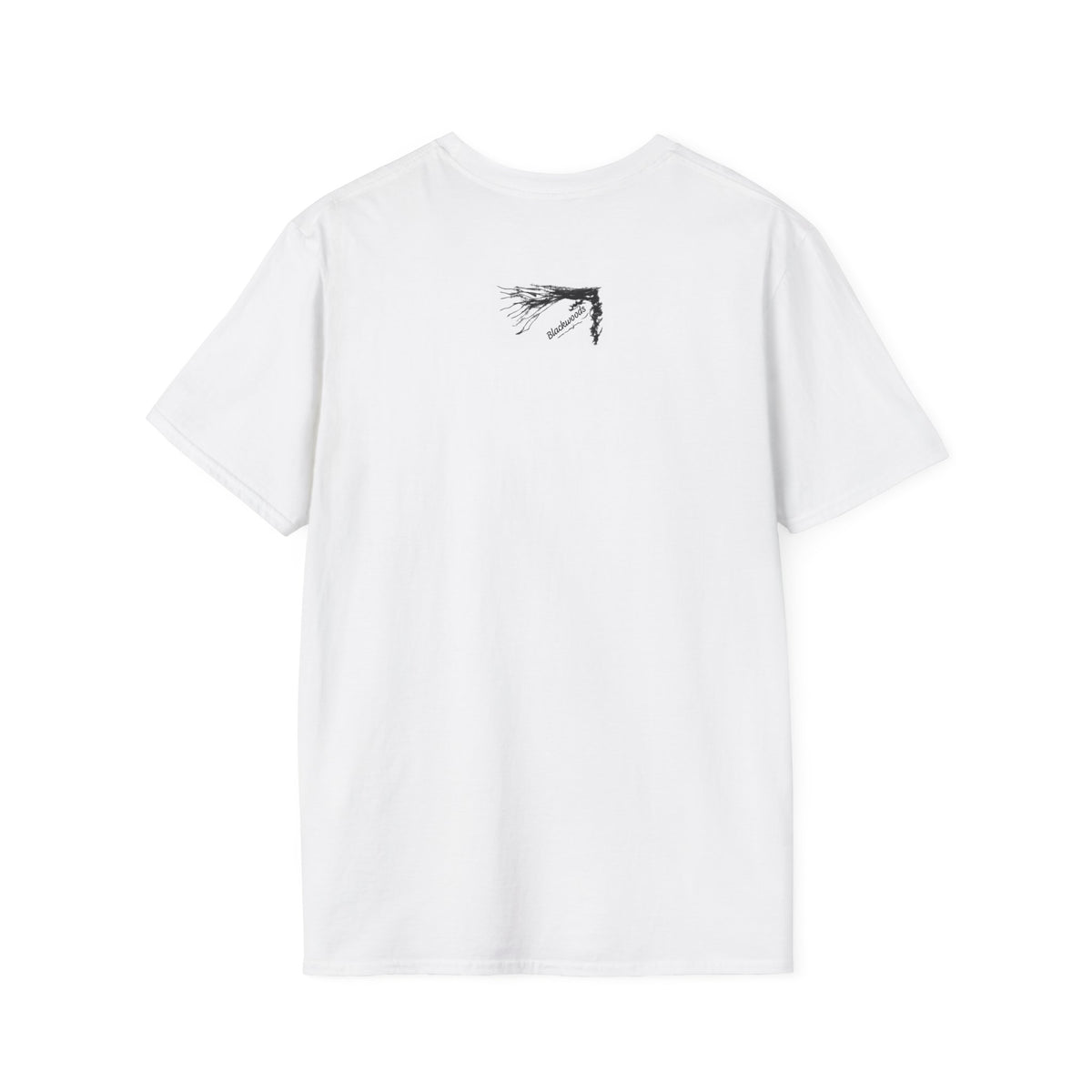 Abstract Gold Brushstroke Tee — Colorful Stripes Modern Graphic T-Shirt