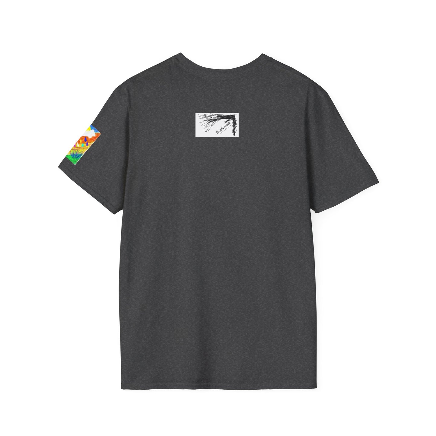 Abstract Sunset T-Shirt — Dog Drops Colour