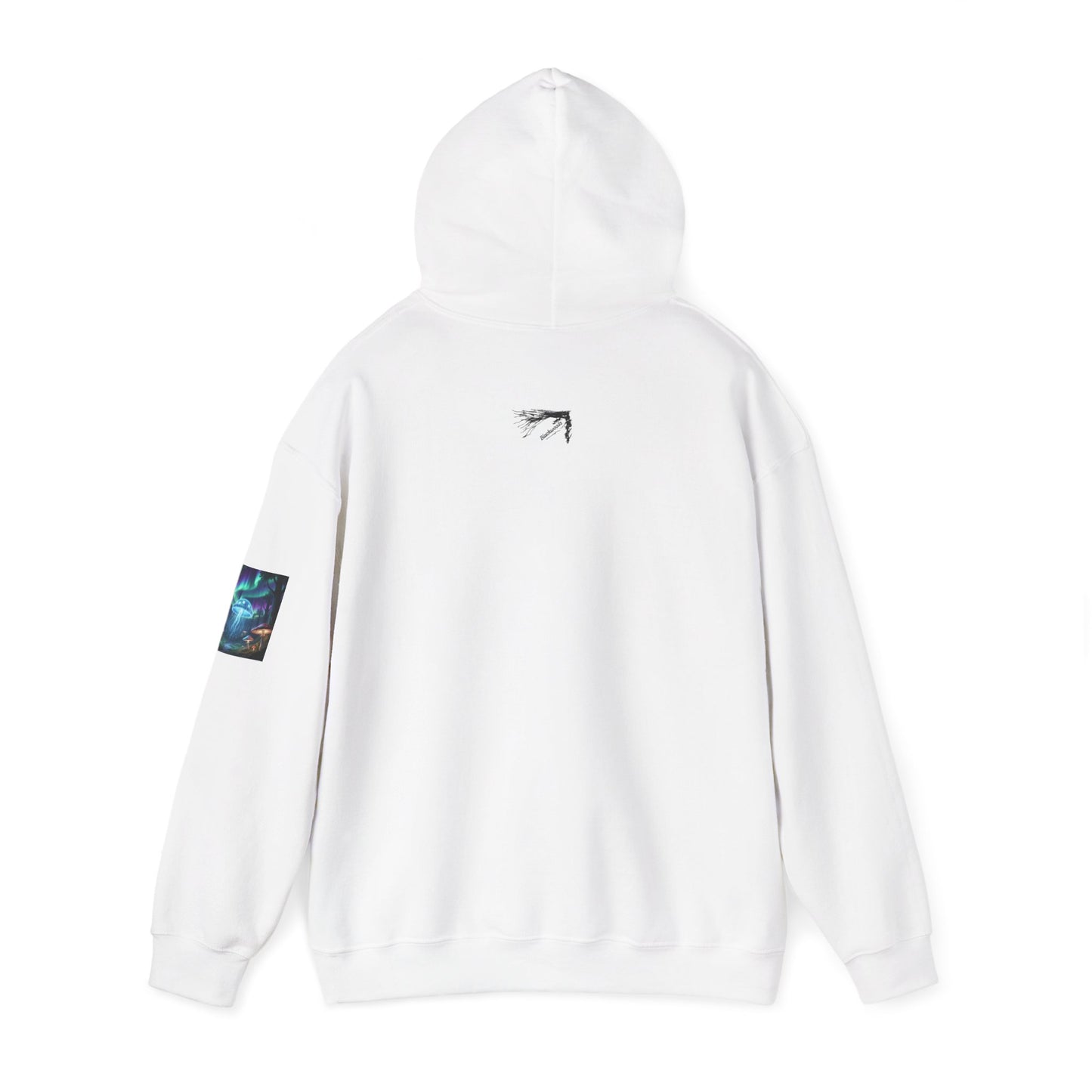 Mystical Glow Mushroom Jellyfish Hoodie – Neon Forest Jellyfish Design