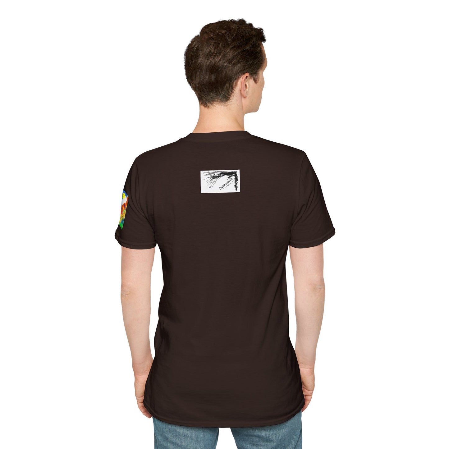 Abstract Sunset T-Shirt — Dog Drops Colour