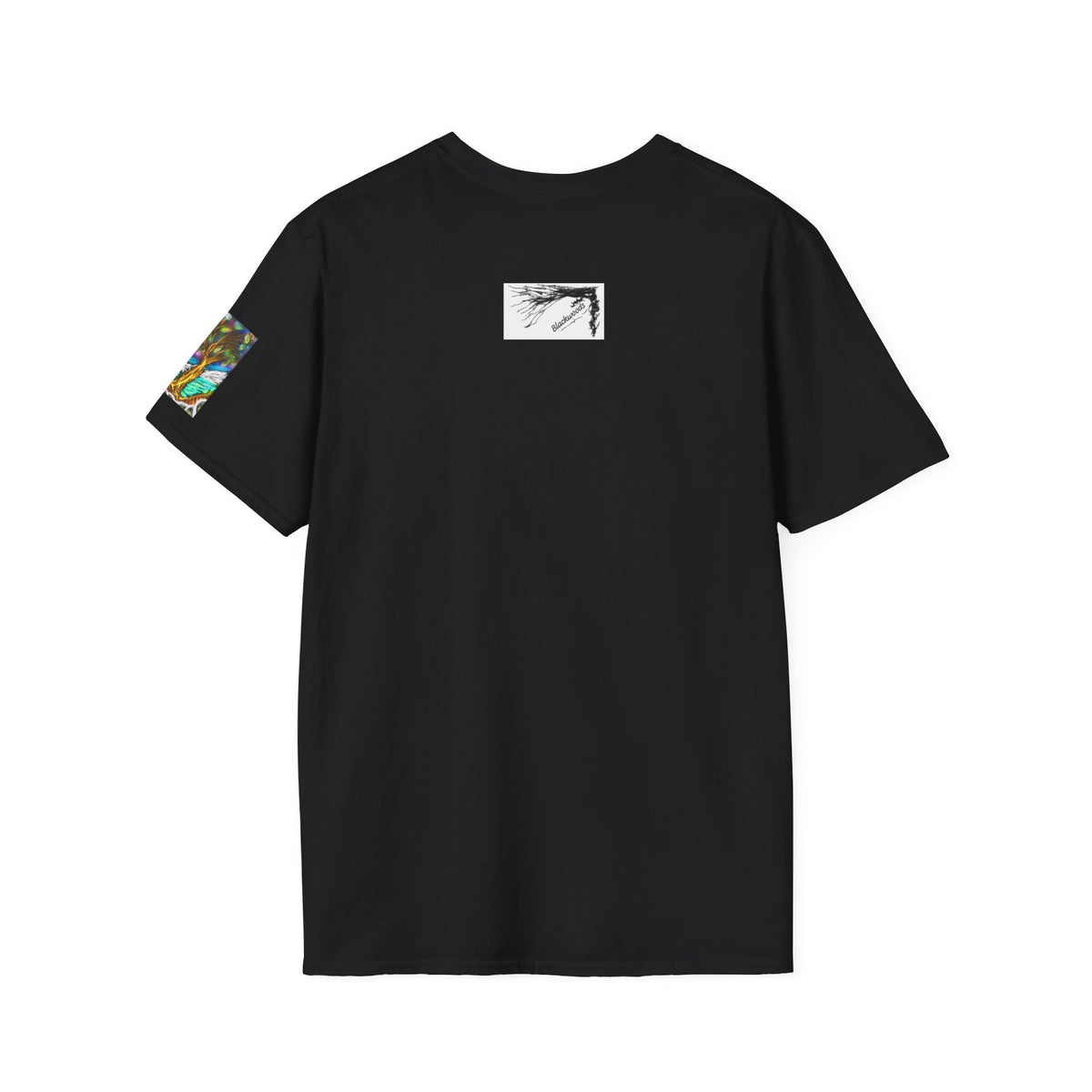 Mystic Tree Graphic T-Shirt — Colorful Ethereal Nature Design
