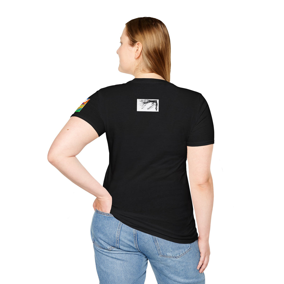 Abstract Sunset T-Shirt — Dog Drops Colour