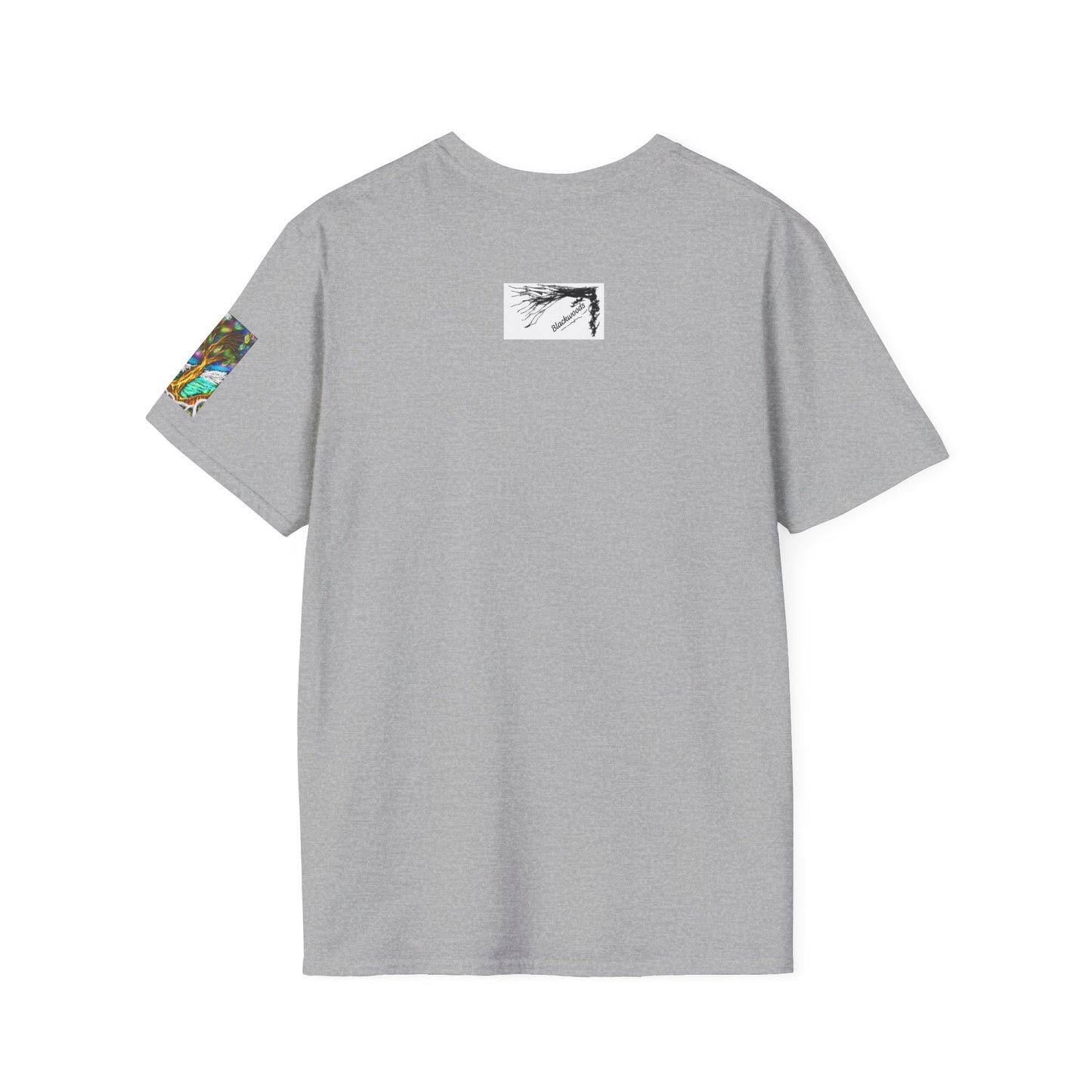 Mystic Tree Graphic T-Shirt — Colorful Ethereal Nature Design