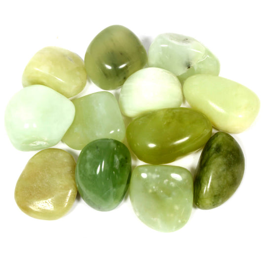Small - New Jade (Serpentine) Polished Tumblestone Healing Crystals