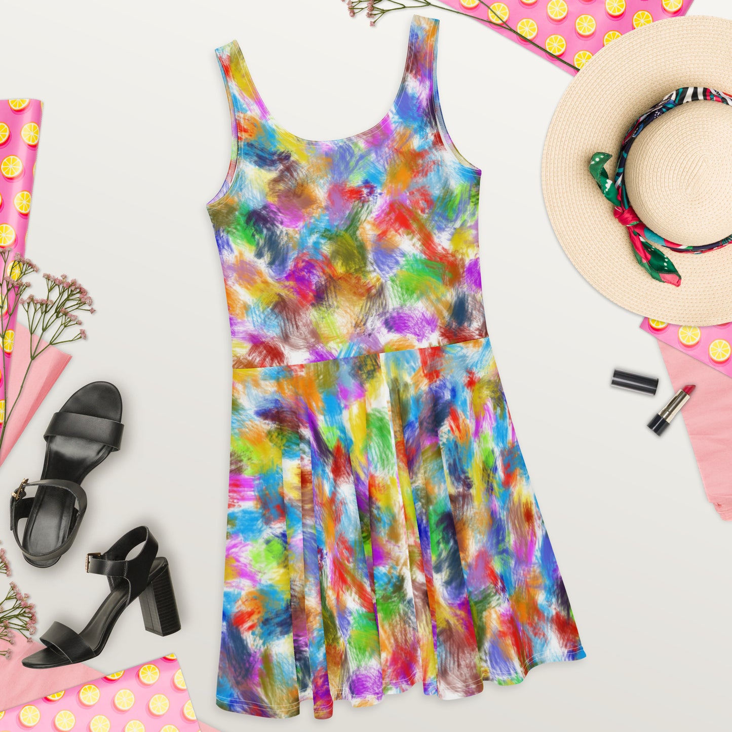 Skater Dress Mikeys Colourful design