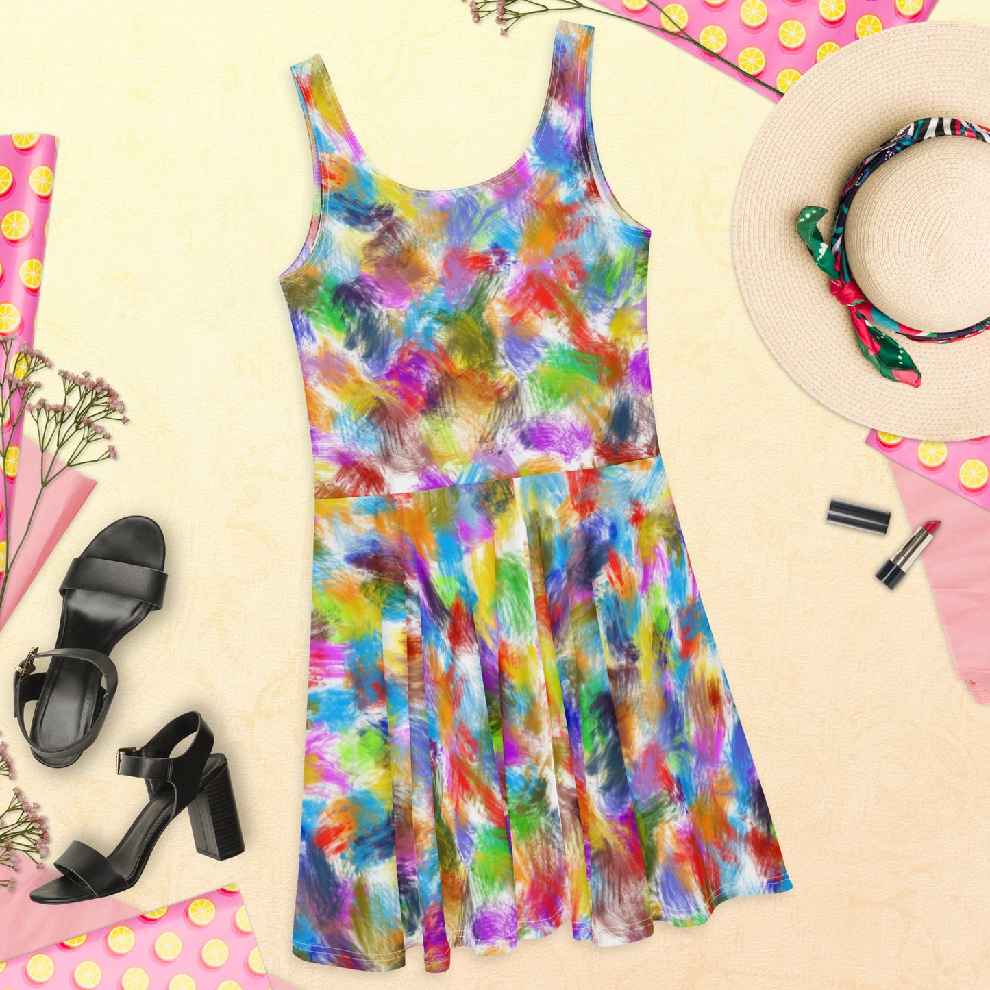 Skater Dress Mikeys Colourful design